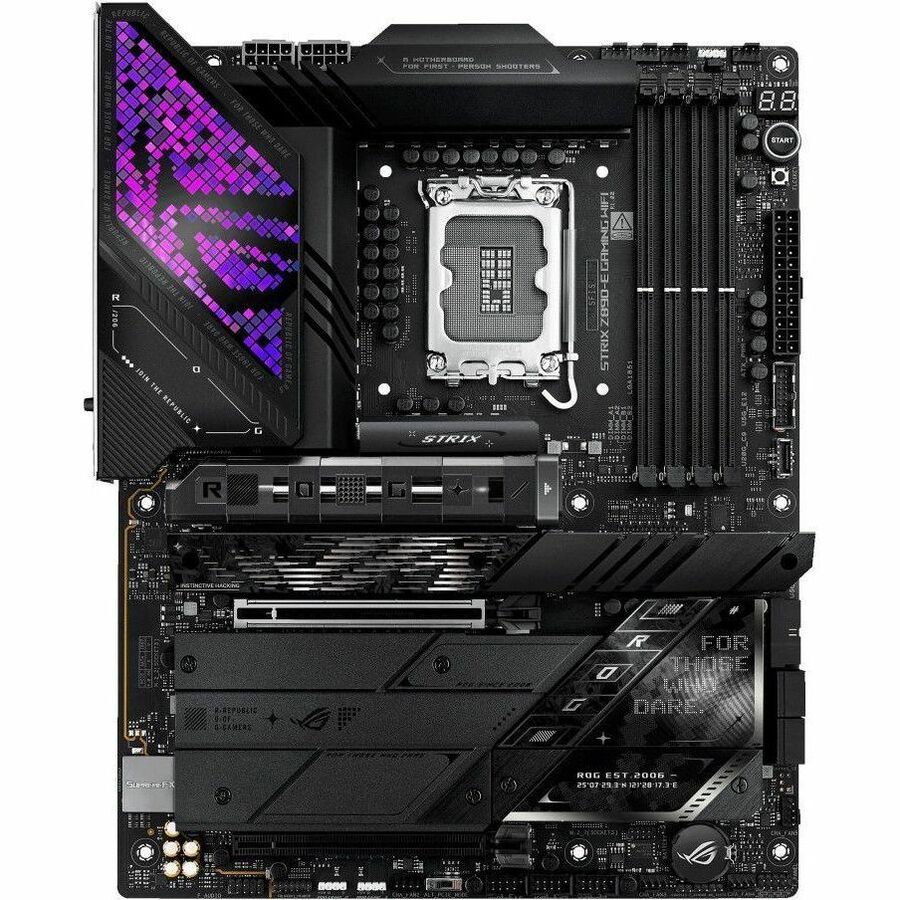 Alternate-Image1 Image for Asus ROG STRIX Z890-E GAMING WIFI Gaming Desktop Motherboard - Intel Z890 Chipset - Socket LGA-1851 - ATX