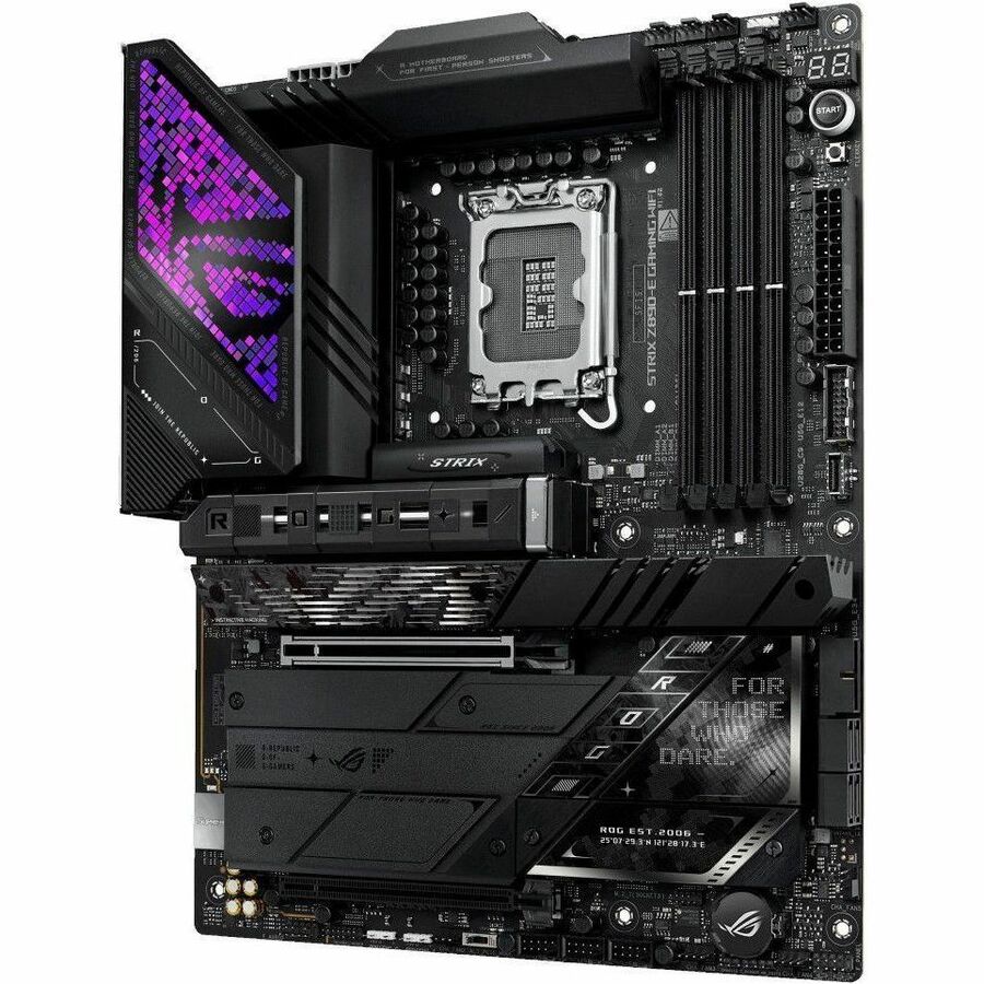 Alternate-Image2 Image for Asus ROG STRIX Z890-E GAMING WIFI Gaming Desktop Motherboard - Intel Z890 Chipset - Socket LGA-1851 - ATX
