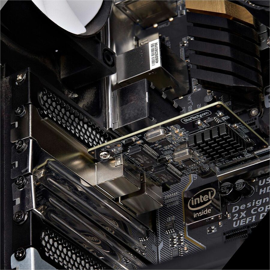 Alternate-Image7 Image for StarTech.com 2-Port Gigabit PCIe Network Adapter Card, 10/100/1000Mbps PCI Express NIC, Dual Realtek RTL8111H, TAA Compliant