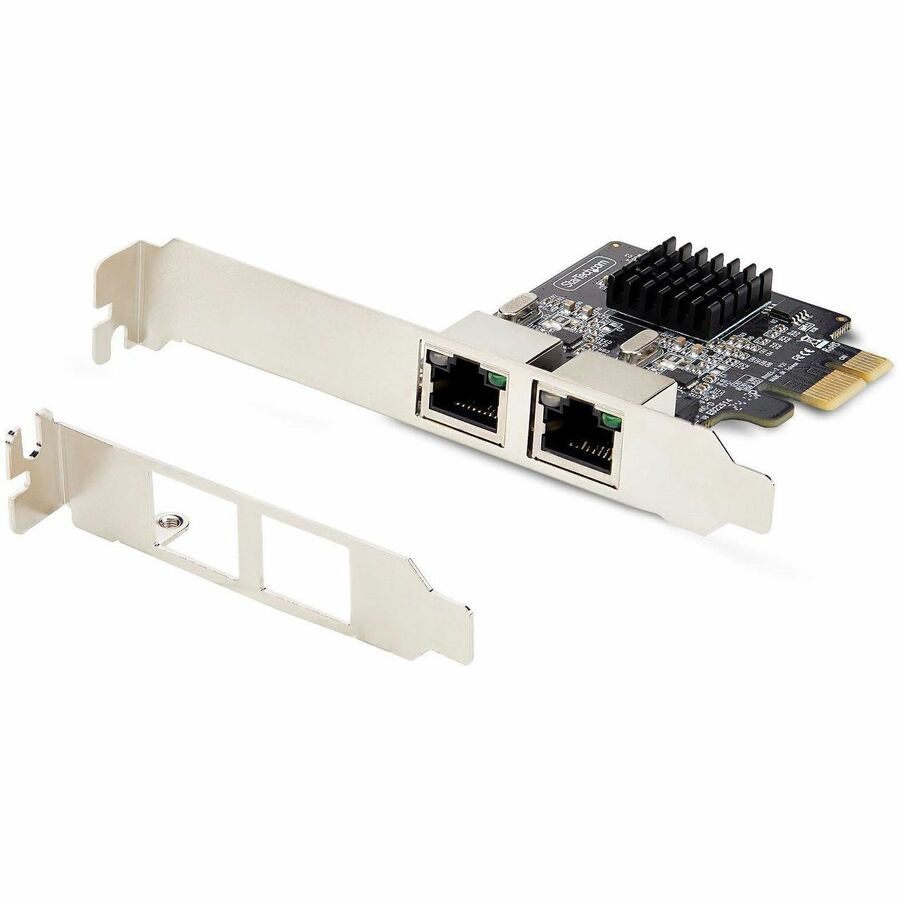 Alternate-Image6 Image for StarTech.com 2-Port Gigabit PCIe Network Adapter Card, 10/100/1000Mbps PCI Express NIC, Dual Realtek RTL8111H, TAA Compliant