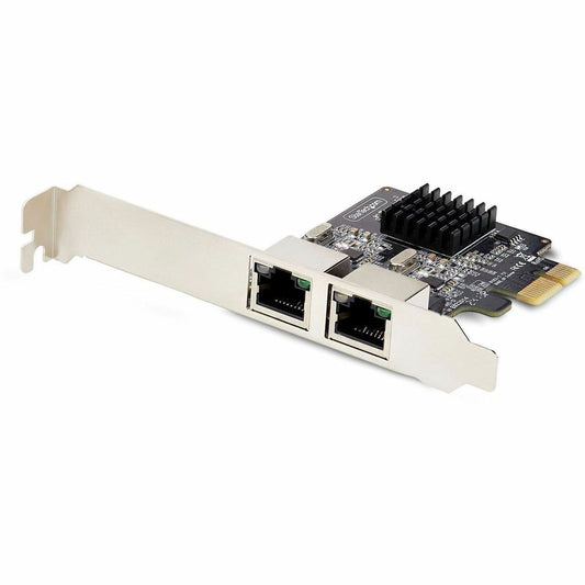 Main Image for StarTech.com 2-Port Gigabit PCIe Network Adapter Card, 10/100/1000Mbps PCI Express NIC, Dual Realtek RTL8111H, TAA Compliant