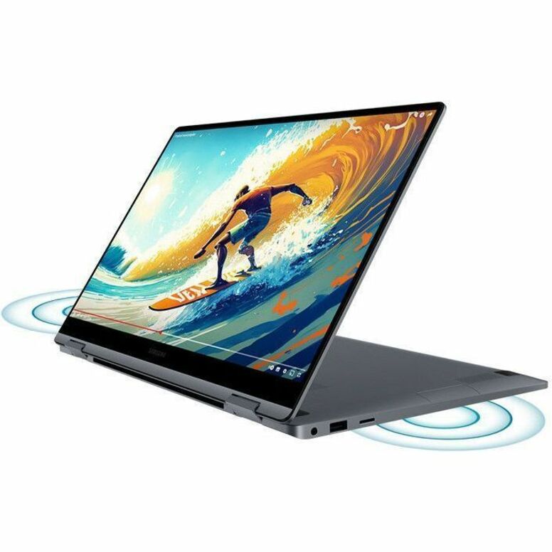 Alternate-Image10 Image for Samsung Galaxy Book4 360 NP754QGK-KG3US 15.6" Convertible 2 in 1 Notebook - Intel Core 5 120U - 16 GB - 256 GB SSD - Moonstone Gray