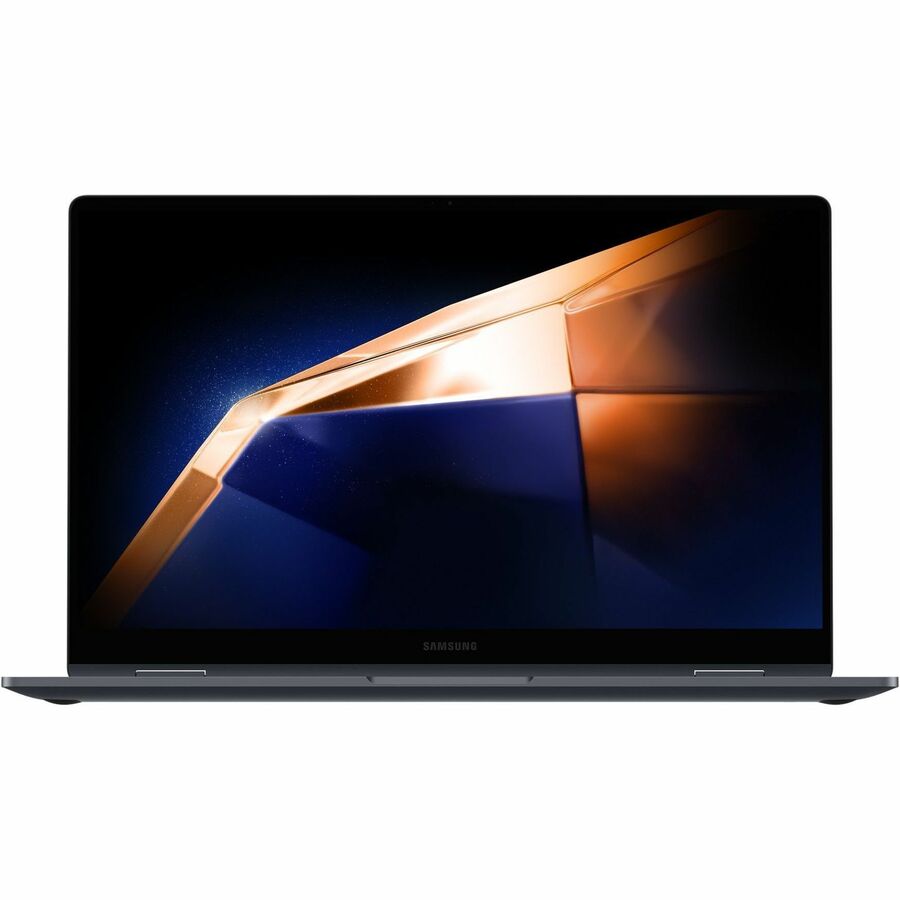 Front Image for Samsung Galaxy Book4 360 NP754QGK-KG3US 15.6" Convertible 2 in 1 Notebook - Intel Core 5 120U - 16 GB - 256 GB SSD - Moonstone Gray