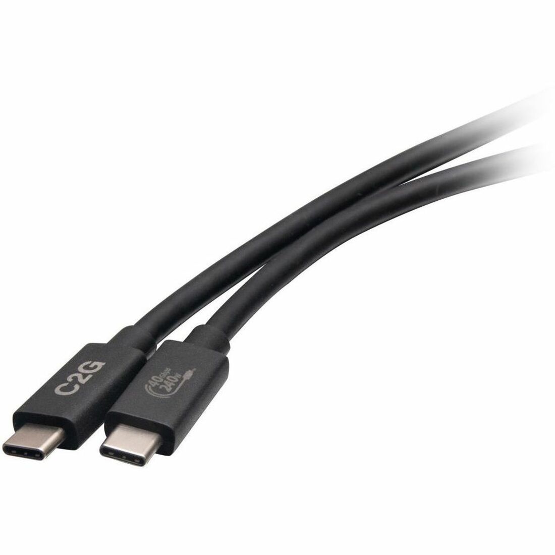 Main Image for C2G 3.3ft (1m) USB 4.0 USB-C to C (48V 5A) 240W Charging Cable - Black