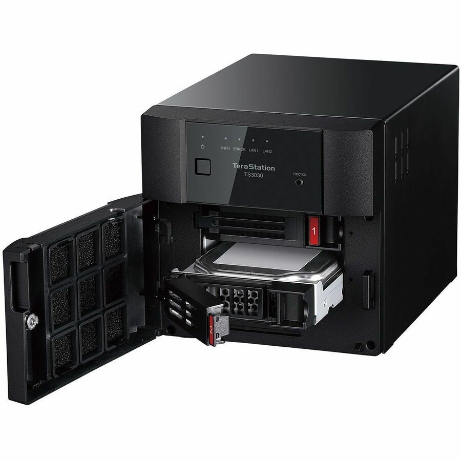 Alternate-Image1 Image for BUFFALO TeraStation 3230DN 2-Bay Secure SMB Desktop NAS 8TB (2x4TB) with Hard Drives Included