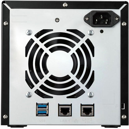 Rear Image for BUFFALO TeraStation 3230DN 2-Bay Secure SMB Desktop NAS 8TB (2x4TB) with Hard Drives Included
