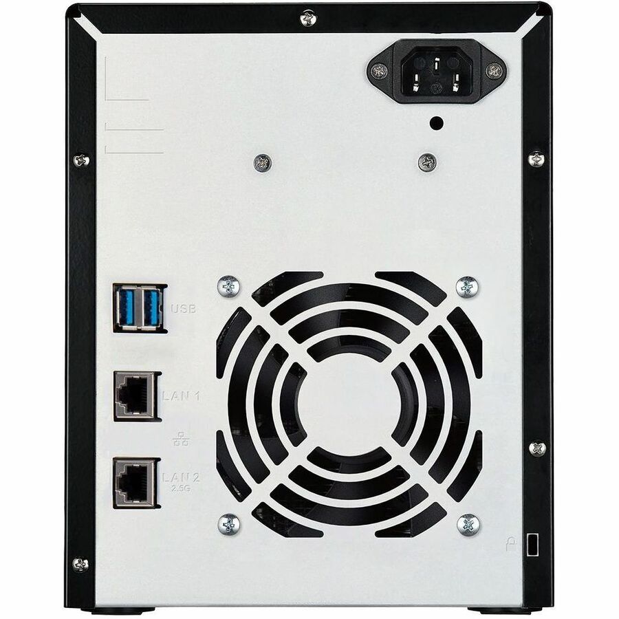 Rear Image for BUFFALO TeraStation 3430DN 4-Bay Secure SMB Desktop NAS 32TB (4x8TB) with Hard Drives Included