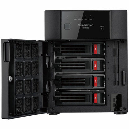 Alternate-Image2 Image for BUFFALO TeraStation 3430DN 4-Bay Secure SMB Desktop NAS 32TB (4x8TB) with Hard Drives Included