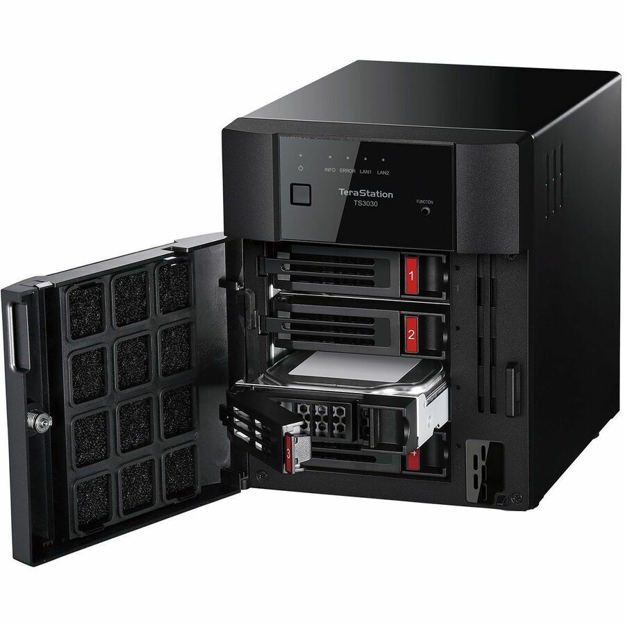 Alternate-Image1 Image for BUFFALO TeraStation 3230DN 2-Bay Secure SMB Desktop NAS 16TB (2x8TB) with Hard Drives Included