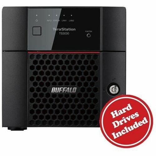 Main Image for BUFFALO TeraStation 3230DN 2-Bay Secure SMB Desktop NAS 16TB (2x8TB) with Hard Drives Included