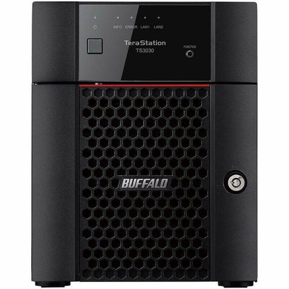 Front Image for BUFFALO TeraStation 3430DN 4-Bay Secure SMB Desktop NAS 16TB (4x4TB) with Hard Drives Included