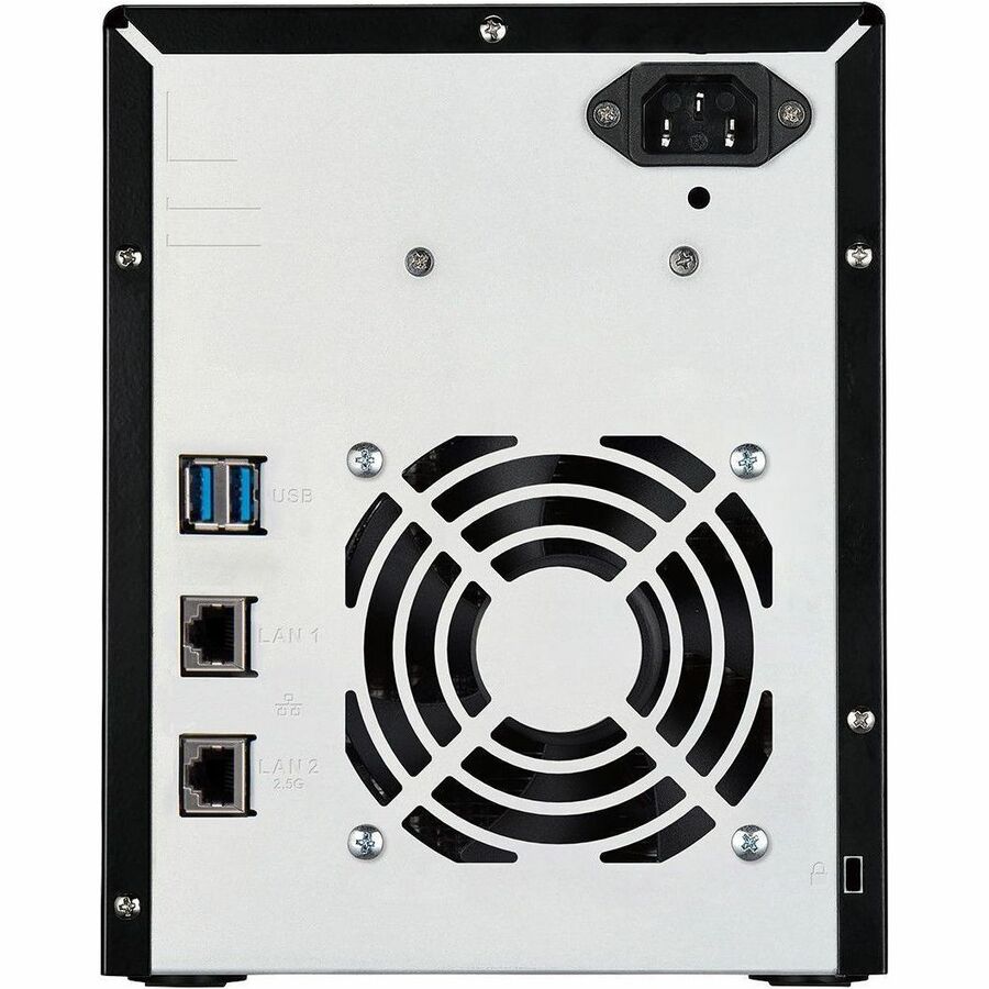 Rear Image for BUFFALO TeraStation 3430DN 4-Bay Secure SMB Desktop NAS 8TB (2x4TB) with Hard Drives Included