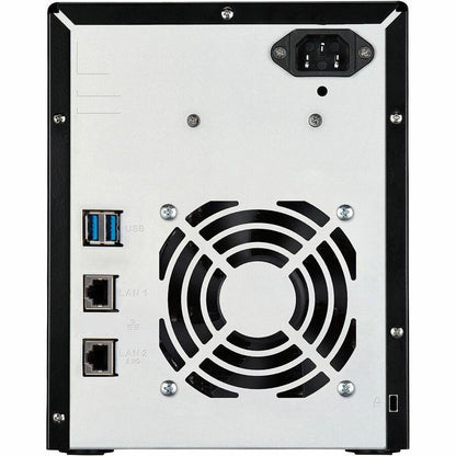 Rear Image for BUFFALO TeraStation 3430DN 4-Bay Secure SMB Desktop NAS 8TB (2x4TB) with Hard Drives Included
