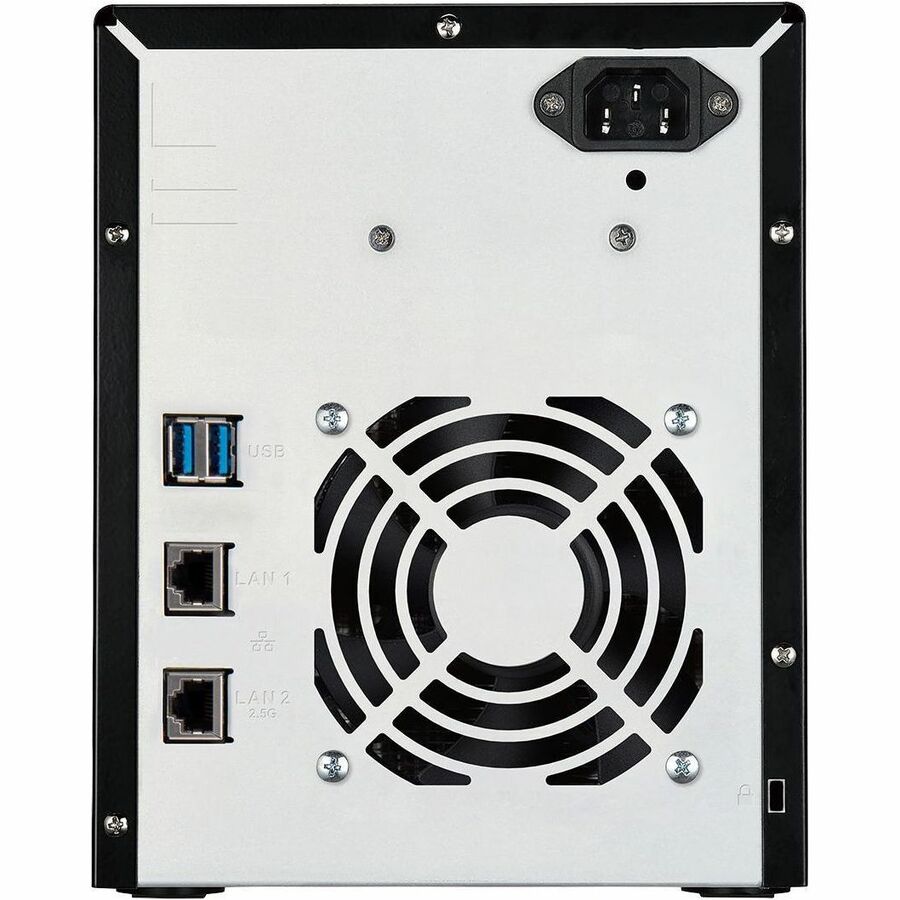 Rear Image for BUFFALO TeraStation 3430DN 4-Bay Secure SMB Desktop NAS 4TB (2x2TB) with Hard Drives Included