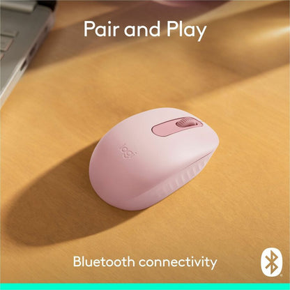 Alternate-Image2 Image for Logitech M196 Bluetooth Wireless Mouse, Compact and Portable Mouse for Laptops, Tablets and More, 12-Month Battery, Smooth Tracking, Compatible With PC and Mac, Windows and macOS (Rose)