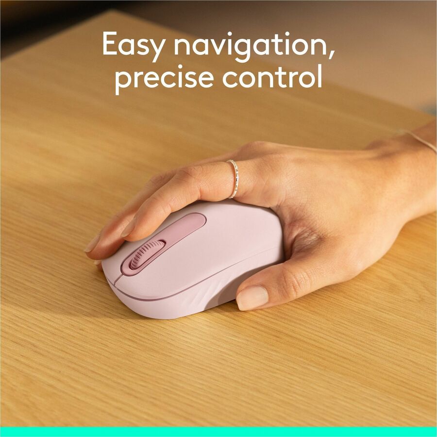 Alternate-Image4 Image for Logitech M196 Bluetooth Wireless Mouse, Compact and Portable Mouse for Laptops, Tablets and More, 12-Month Battery, Smooth Tracking, Compatible With PC and Mac, Windows and macOS (Rose)