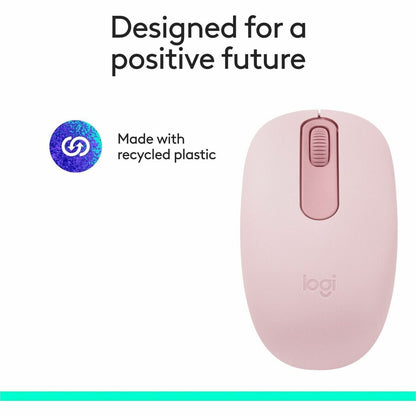 Alternate-Image9 Image for Logitech M196 Bluetooth Wireless Mouse, Compact and Portable Mouse for Laptops, Tablets and More, 12-Month Battery, Smooth Tracking, Compatible With PC and Mac, Windows and macOS (Rose)