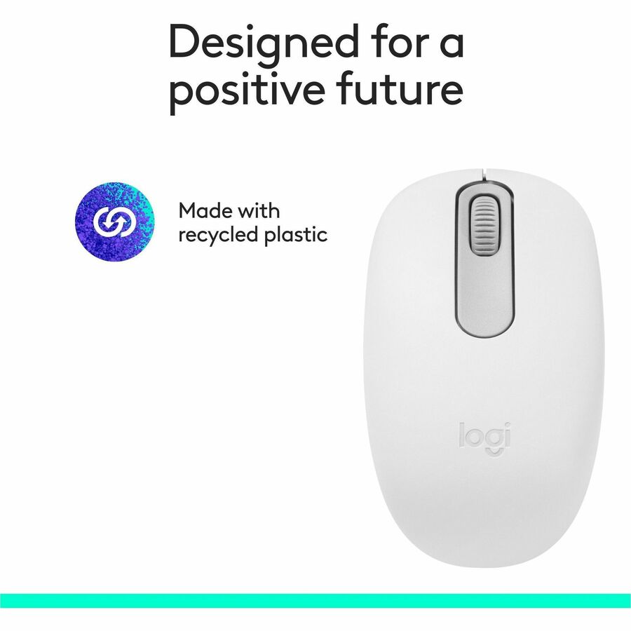 Alternate-Image6 Image for Logitech M196 Bluetooth Wireless Mouse, Compact and Portable Mouse for Laptops, Tablets and More, 12-Month Battery, Smooth Tracking, Compatible With PC and Mac, Windows and macOS (Off-white)