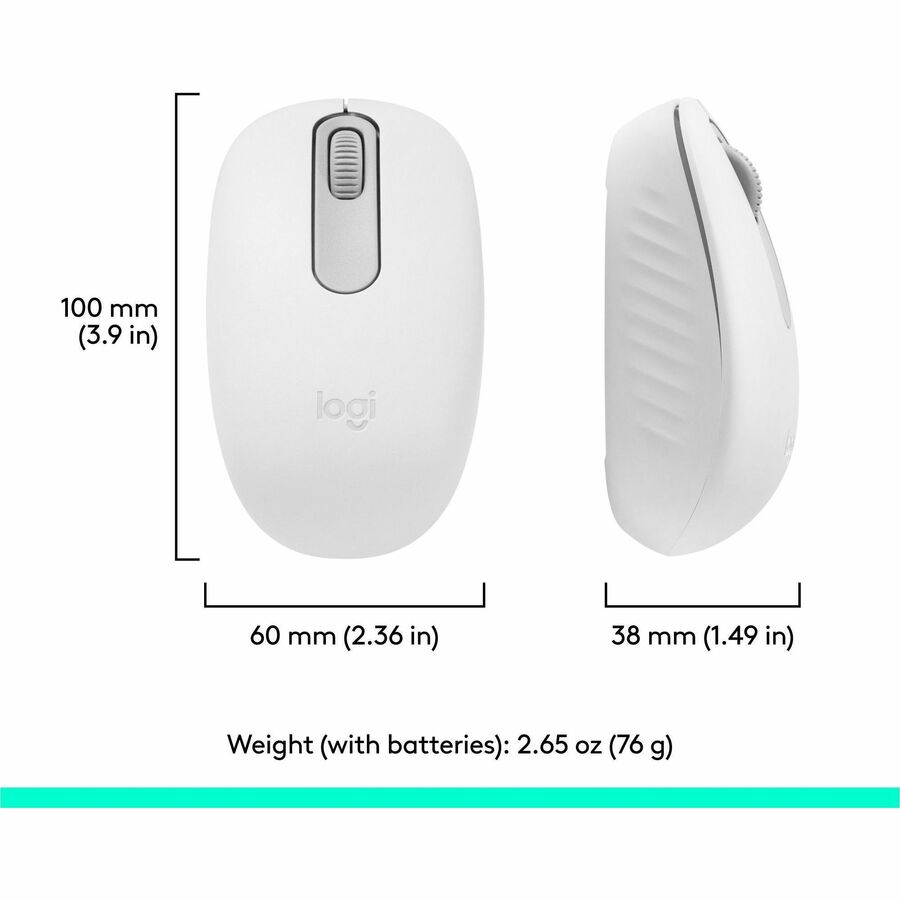 Alternate-Image8 Image for Logitech M196 Bluetooth Wireless Mouse, Compact and Portable Mouse for Laptops, Tablets and More, 12-Month Battery, Smooth Tracking, Compatible With PC and Mac, Windows and macOS (Off-white)