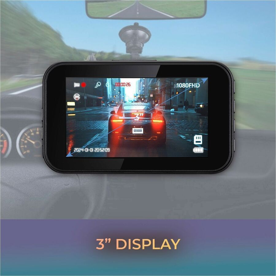 Alternate-Image4 Image for GekoGear Orbit D111 1080P HD Dash Cam