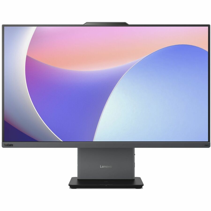 Front Image for Lenovo ThinkCentre neo 50a 27 Gen 5 12SB003XUS All-in-One Computer - Intel Core i7 13th Gen i7-13620H - 16 GB - 512 GB SSD - 27" Full HD Touchscreen - Desktop - Luna Gray