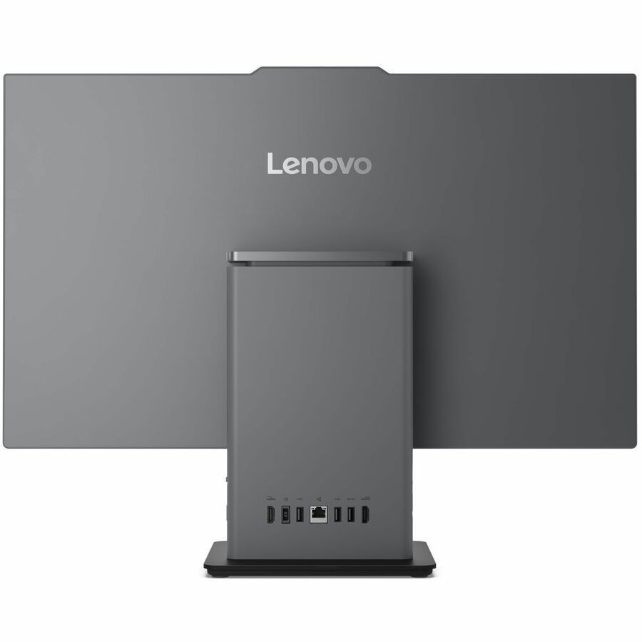 Rear Image for Lenovo ThinkCentre neo 50a 27 Gen 5 12SB003XUS All-in-One Computer - Intel Core i7 13th Gen i7-13620H - 16 GB - 512 GB SSD - 27" Full HD Touchscreen - Desktop - Luna Gray