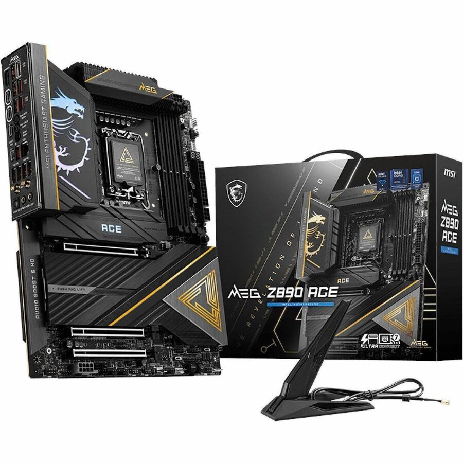 Alternate-Image4 Image for MSI MEG Z890 ACE ATX Motherboard LGA 1851 for Intel Core Ultra series 2 CPU with DDR5 RAM supports