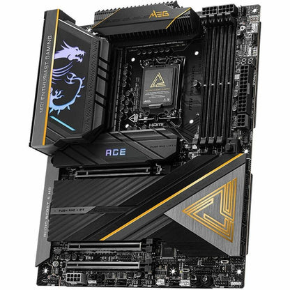 Alternate-Image1 Image for MSI MEG Z890 ACE ATX Motherboard LGA 1851 for Intel Core Ultra series 2 CPU with DDR5 RAM supports