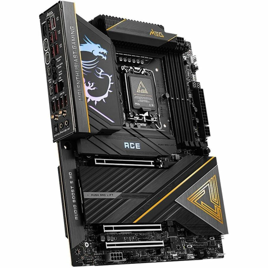 Alternate-Image2 Image for MSI MEG Z890 ACE ATX Motherboard LGA 1851 for Intel Core Ultra series 2 CPU with DDR5 RAM supports