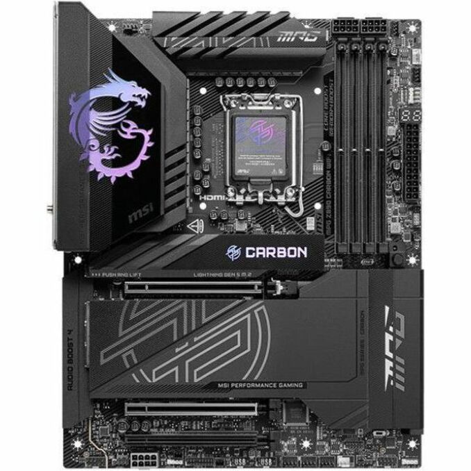 Alternate-Image1 Image for MSI MPG Z890 CARBON ATX GAMING MOTHERBOARD LGA 1851 for Intel Core Ultra CPU