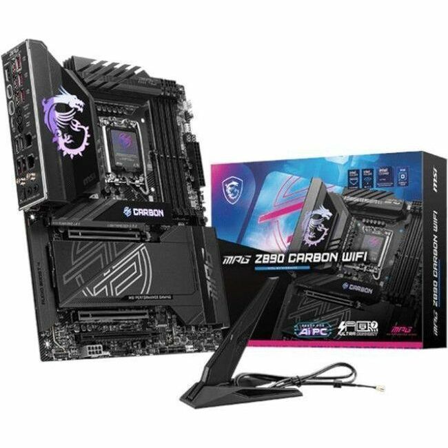 Main Image for MSI MPG Z890 CARBON ATX GAMING MOTHERBOARD LGA 1851 for Intel Core Ultra CPU