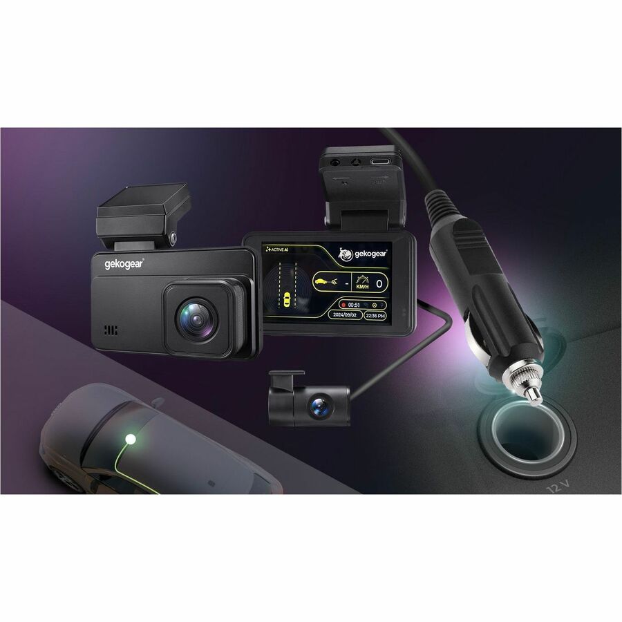 Alternate-Image9 Image for GekoGear Orbit D220 2K Quad HD AI Front and Rear Dash Cam