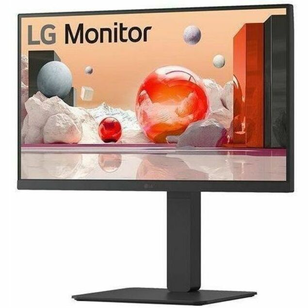 Alternate-Image5 Image for LG 24BA850-B 24" Class Webcam Full HD LCD Monitor - 16:9 - Matte Black