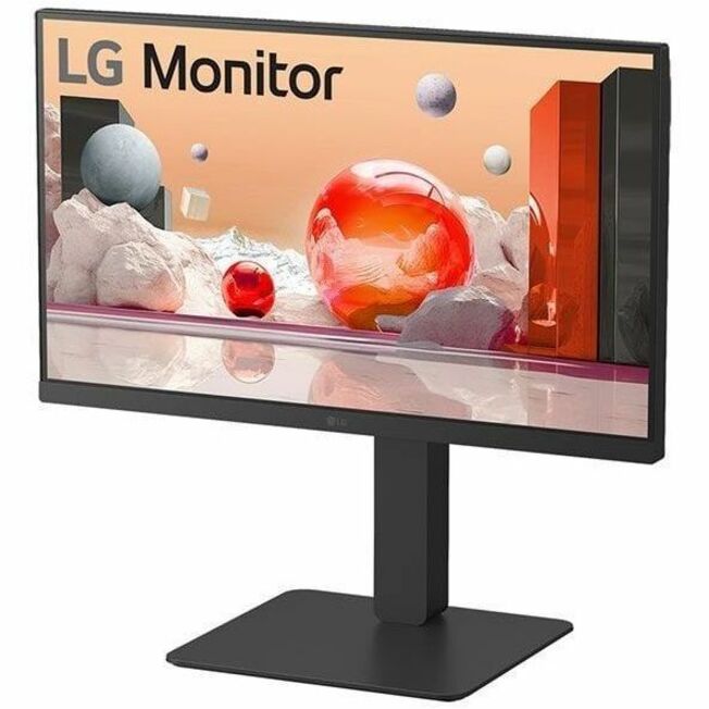 Alternate-Image1 Image for LG 24BA850-B 24" Class Webcam Full HD LCD Monitor - 16:9 - Matte Black