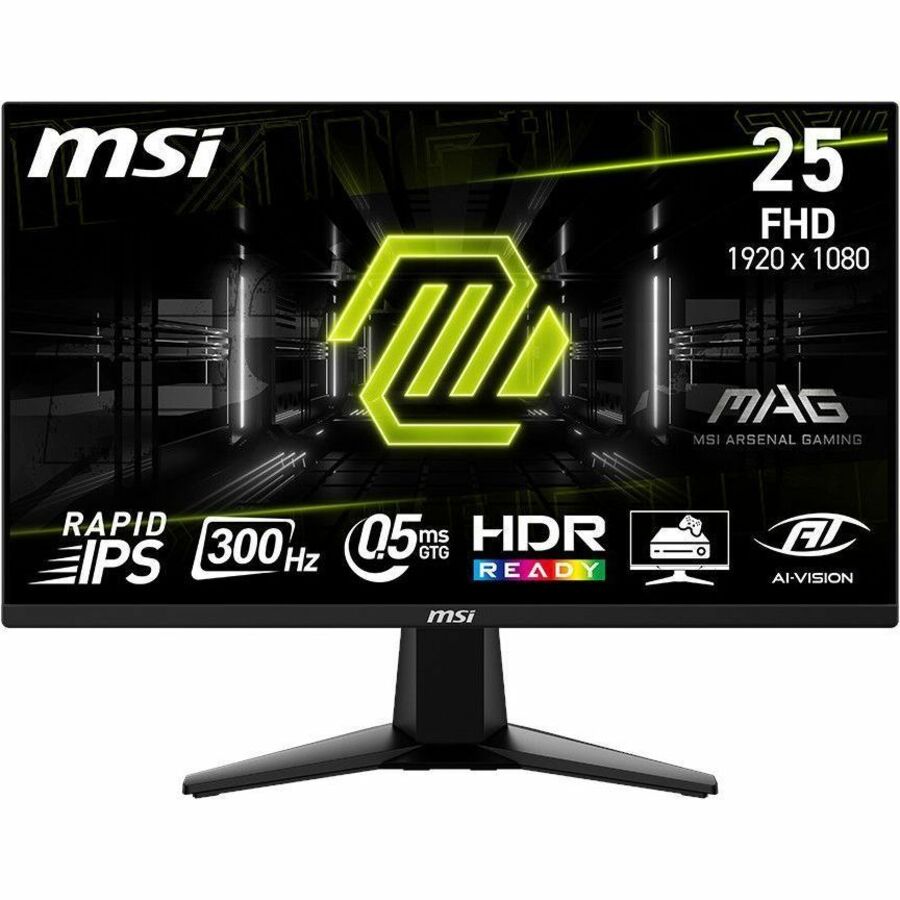Alternate-Image1 Image for MSI MAG 255XF 25" Class Full HD Gaming LCD Monitor - 16:9 - Metallic Black