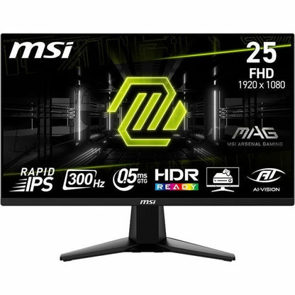 Alternate-Image1 Image for MSI MAG 255XF 25" Class Full HD Gaming LCD Monitor - 16:9 - Metallic Black