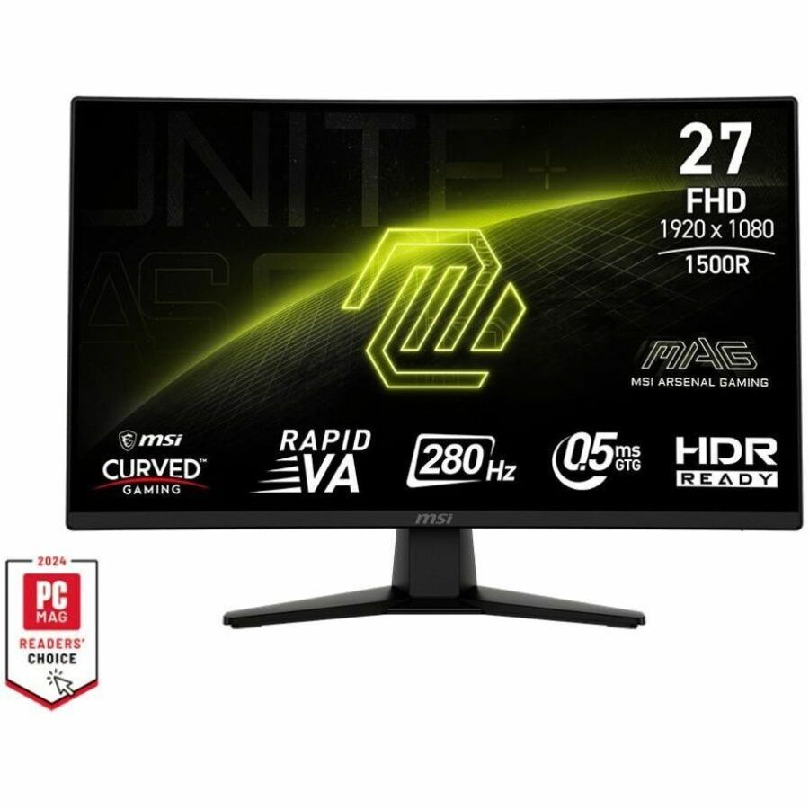 Main Image for MSI MAG 274CXF 27 inch Curved display monitor 280Hz