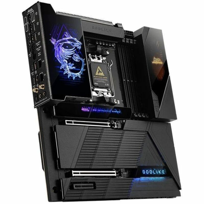 Alternate-Image3 Image for MSI MEG X870E GODLIKE Gaming Desktop Motherboard - AMD X870E Chipset - Socket AM5 - Extended ATX
