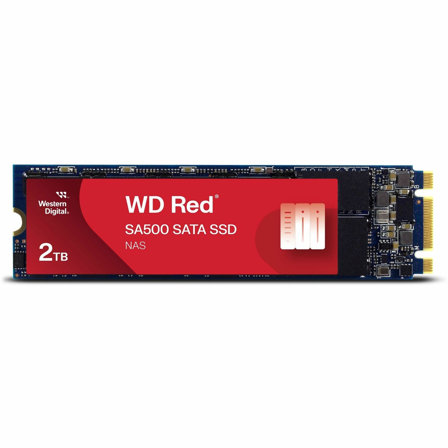 Main Image for WD Red SA500 WDS200T1R0B 2 TB Solid State Drive - M.2 2280 Internal - SATA (SATA/600)