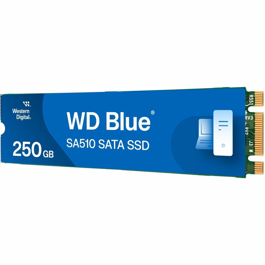 Alternate-Image1 Image for WD Blue SA510 WDS200T3B0B 2 TB Solid State Drive - M.2 2280 Internal - SATA (SATA/600)