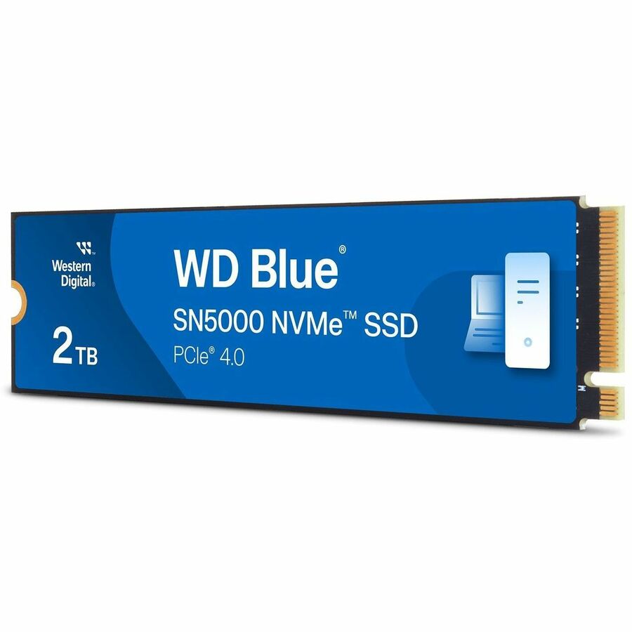 Alternate-Image1 Image for WD Blue SN5000 WDS200T4B0E-00CNZ0 2 TB Solid State Drive - M.2 2280 Internal - PCI Express NVMe (PCI Express NVMe 4.0 x4)