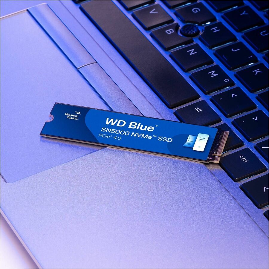 Alternate-Image2 Image for WD Blue SN5000 WDS200T4B0E-00CNZ0 2 TB Solid State Drive - M.2 2280 Internal - PCI Express NVMe (PCI Express NVMe 4.0 x4)