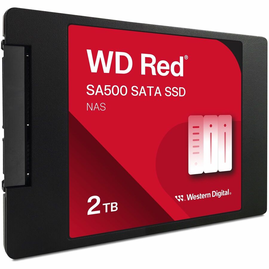 Alternate-Image1 Image for WD Red SA500 WDS200T2R0A 2 TB Solid State Drive - 2.5" Internal - SATA (SATA/600)