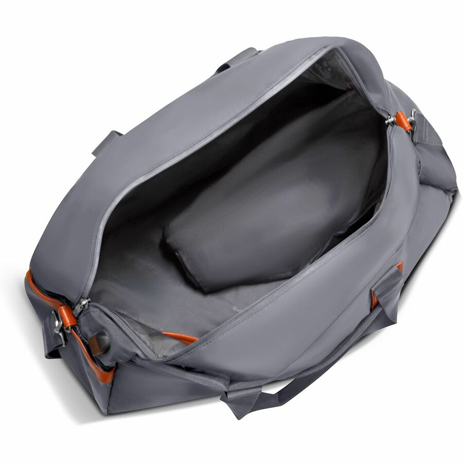 Alternate-Image4 Image for Champs Vintage Carrying Case (Duffel) for 11" to 15.6" Notebook, Tablet, Glasses, Travel, Shoes - Gray
