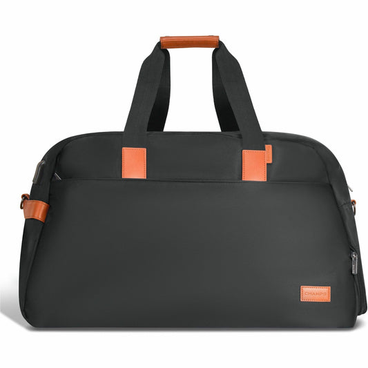Main Image for Champs Vintage Carrying Case (Duffel) for 11" to 15.6" Notebook, Tablet, Glasses, Travel, Shoes - Black