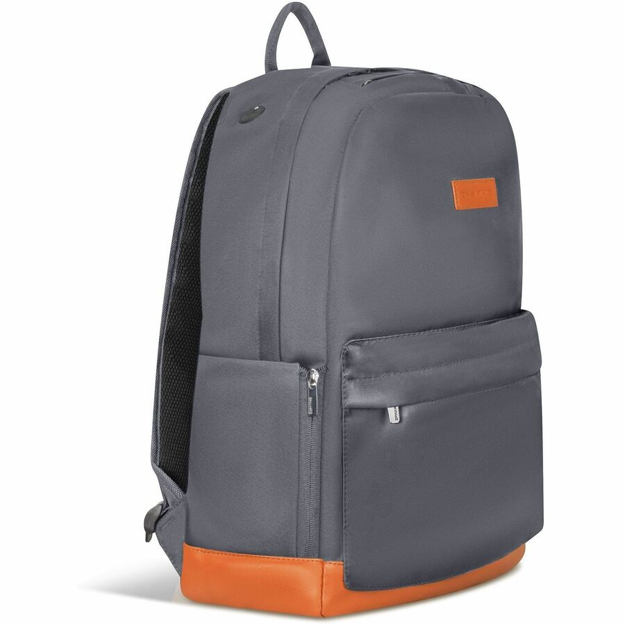 Left Image for Champs Vintage Carrying Case (Backpack) for 11" to 15.6" Water Bottle, Notebook, Tablet, Glasses, Earphone, Travel - Gray
