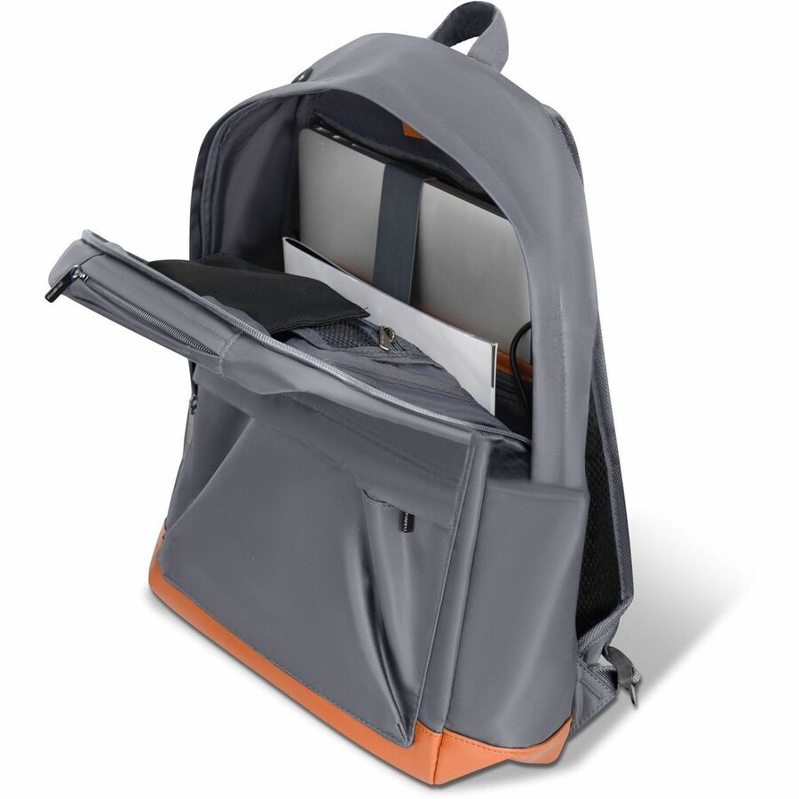 Alternate-Image4 Image for Champs Vintage Carrying Case (Backpack) for 11" to 15.6" Water Bottle, Notebook, Tablet, Glasses, Earphone, Travel - Gray