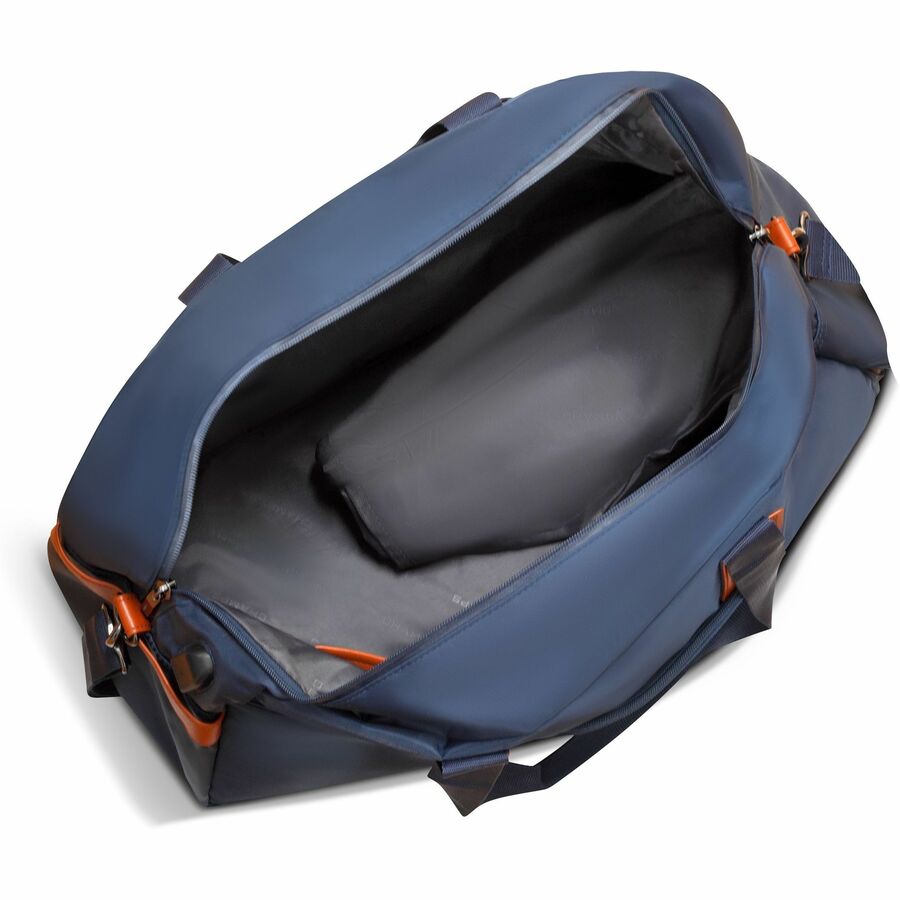 Alternate-Image4 Image for Champs Vintage Carrying Case (Duffel) for 11" to 15.6" Notebook, Tablet, Glasses, Travel, Shoes - Navy