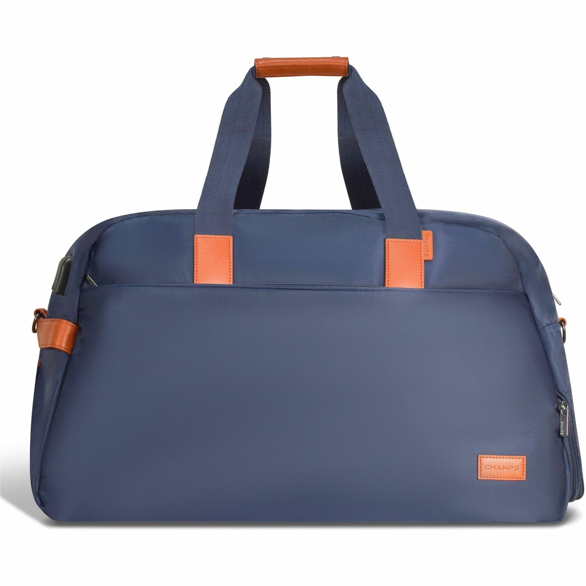 Main Image for Champs Vintage Carrying Case (Duffel) for 11" to 15.6" Notebook, Tablet, Glasses, Travel, Shoes - Navy