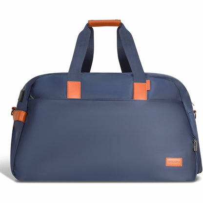 Main Image for Champs Vintage Carrying Case (Duffel) for 11" to 15.6" Notebook, Tablet, Glasses, Travel, Shoes - Navy